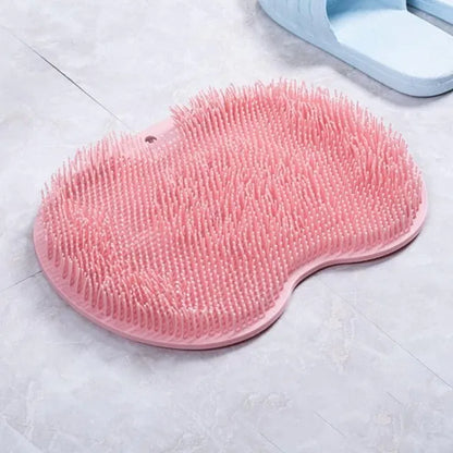 2 in 1  Premium Silicone Foot Scrubber & Massager | Deep Cleaning Bath Mat Pack Of 2