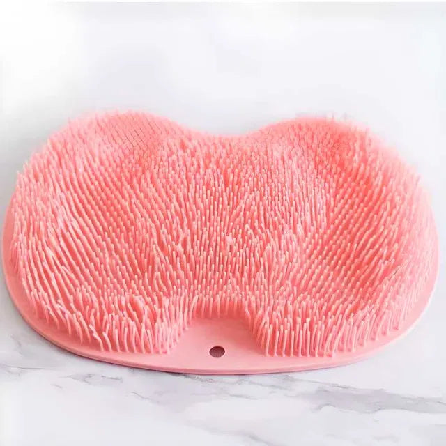 2 in 1  Premium Silicone Foot Scrubber & Massager | Deep Cleaning Bath Mat Pack Of 2